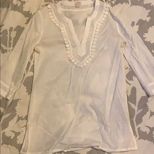 Jcrew white tunic